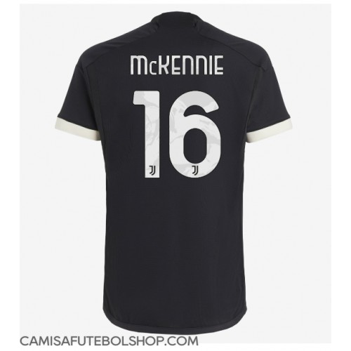 Camisa de time de futebol Juventus Weston McKennie #16 Replicas 3º Equipamento 2023-24 Manga Curta